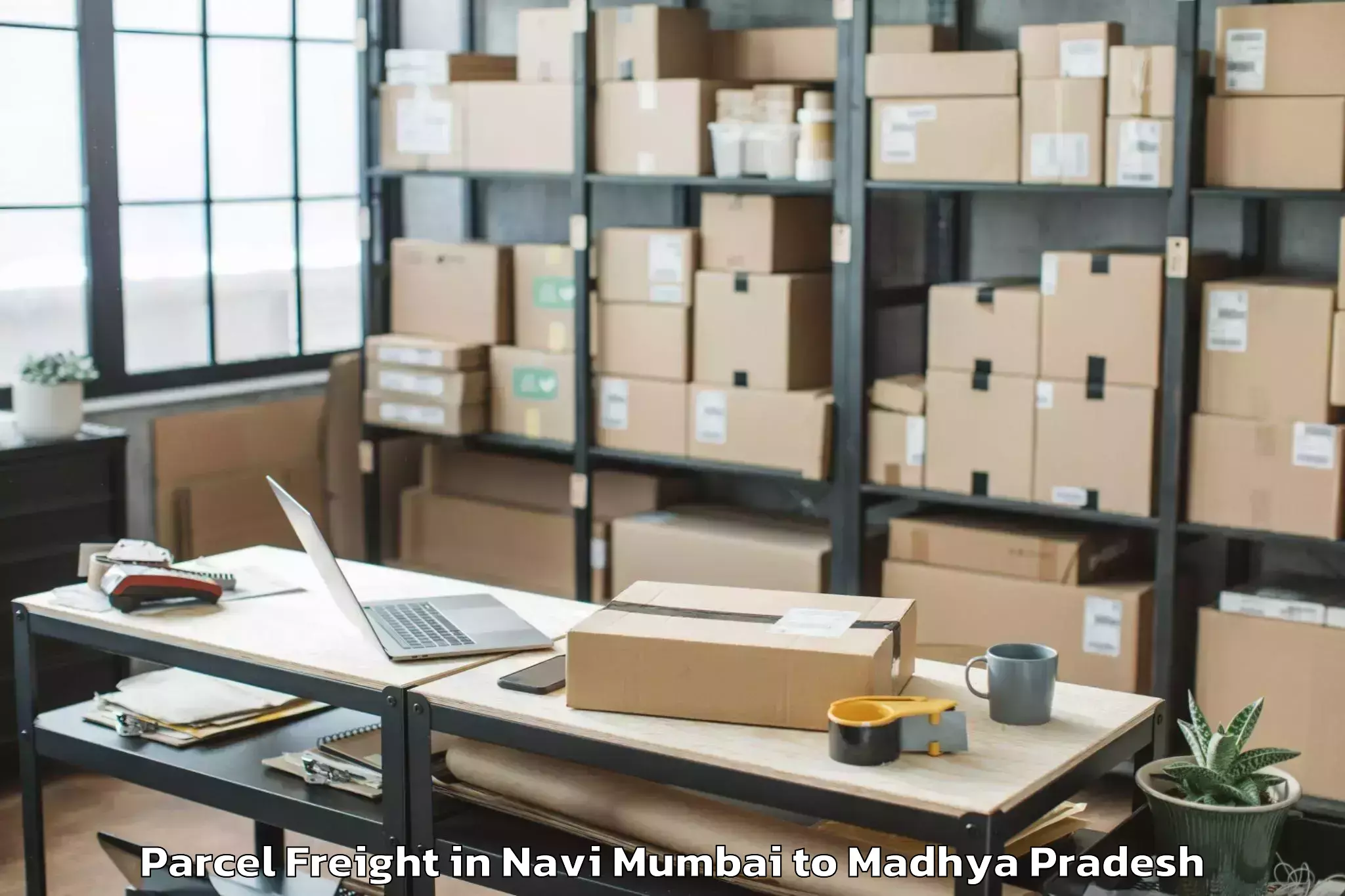 Trusted Navi Mumbai to Burhanpur Parcel Freight